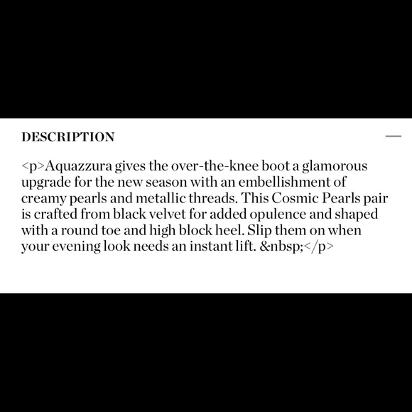 Aquazzura Cosmic Pearl 120 over the knee velvet boots - Picture 7 of 8